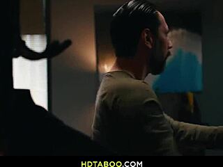 setting tommy little up right for office puck pounding success