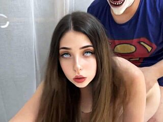 que rico quedarme solo con mi hijastra horny petite blonde teen cumming hard