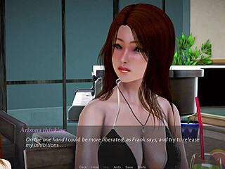 Arizona Unbridled Redhead Plays with Massive Tits in Part 3 USA Heat