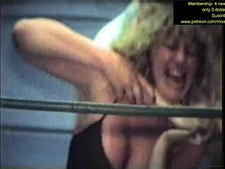 mixed wrestling turns into wild sweaty catfight domination struggle