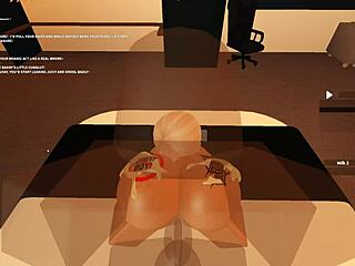 Black blonde's tits bounce wildly in rough doggystyle anal assfucking with deepthroat orgasm