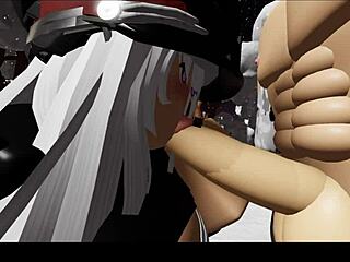 Skiing through snowy forest on a crisp winter day