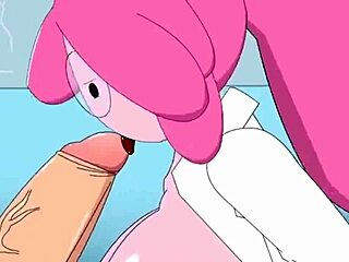 princess bubblegum blows finn's big cock before scandinavian pussy fuck