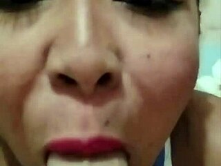 Tattooed Latina Milf Delivers Explosive Blowjobs in 2024 Chupadas.