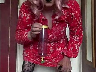 Shy Crossdresser In Stockings Craves Swallowing Your Piss Directly