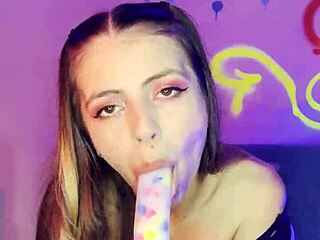 Tiny Latina Babe Seduces With Pierced Nipples And Dildo Play