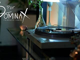 big titted brunette unlocks bondage fantasy fingering her wet pussy solo