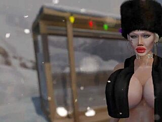 Porn Dolls Serenity's Bimbo Christmas with Huge Black Cock