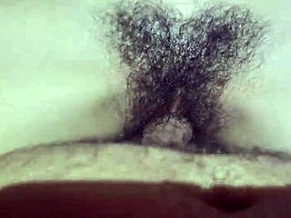 Milf Wife Cums on Hairy Pussy During Missionary Fuck