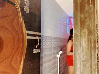 wanna see this gorgeous natural tit desi slut take anal pussy cum in ffm threesome?