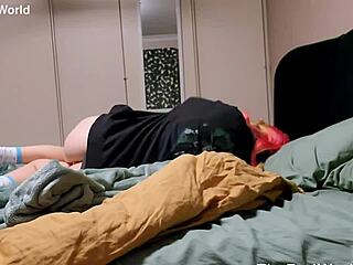 oh man freya's farting slave bdsm session in bed drives me wild with fetish lust