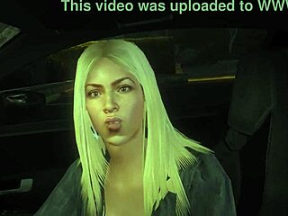 im pickin up this hot hooker in my car for some wild pov sex game