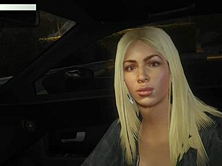 im pickin up this hot hooker in my car for some wild pov sex game
