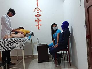 patients pounded in savage doctors office foursome roleplay