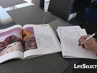 chloe scott masters cock riding with her teasing feet first