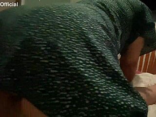 I sneaked into stepbro's room so horny!