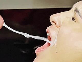 a coelhinha sat on the big black cock rubbing her pussy til it throbbed n got hot milk - full on cassiflix