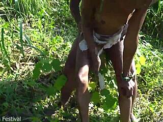 thought i'd film a tribe doc but they turned me into their skinny pussy fucktoy