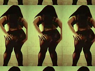 whoa that sexy asian ass twerking in fishnets 😍🔥