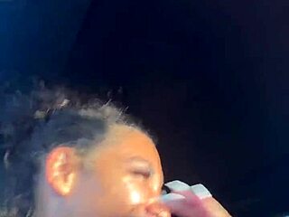 curly haired couple does monster cock deepthroat roadhead in car 🚗💦