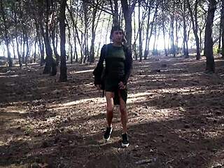 hey babe no safe spot outdoors as i bend over for public doggystyle pussy licking and monster cock pounding 😈🌳