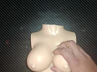 Dolly Me Demands Fat Cock Anal Pounding Pressing Her Tiny Tits in Homemade Curvy Fuck Doll Session