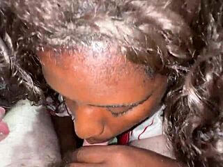 olympic athlete althea charles' huge ebony pussy lips ride black cock in pov casting