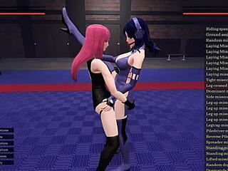 lesbian femdom dominates raw