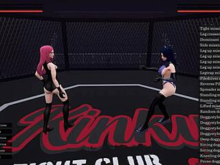 lesbian femdom dominates raw