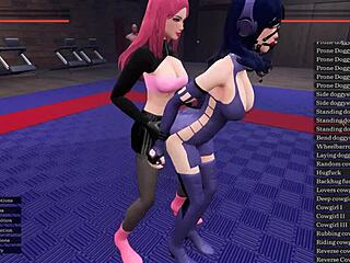 lesbian femdom dominates raw