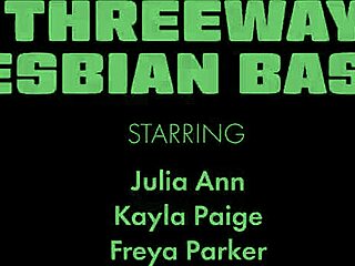 Kayla Paige and Freya Parker finger wet big pussy lips leading to lesbian orgasm explosion