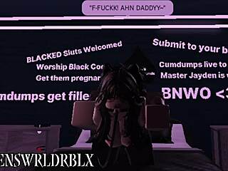 Snowbunny fan drilled hard by massive black cock