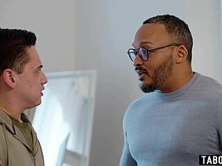 stepson fucks cheating stepmom while husband watches cuckold style