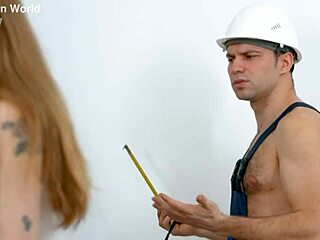 i can't resist sasha paige's tempting blonde pussy leading to airtight dp with workmen deepthroat
