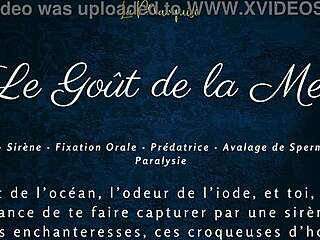 mmm le goût de la mer... french mermaid slurps cock deep in audio porn 😏👅🌊