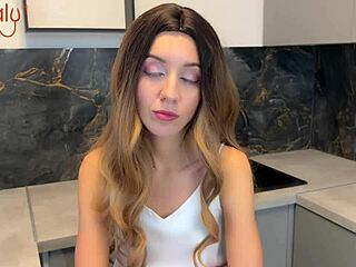 Secretary swaps fucking for boss's tantaly fuck doll