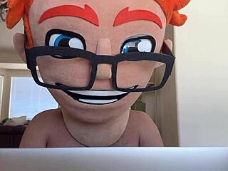 Brunette Bombshell Justine Jakobs Delivers Athletic Doggystyle Titty Fuck Ride