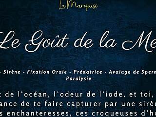 mmm le goût de la mer... french mermaid slurps cock deep in audio porn 😏👅🌊
