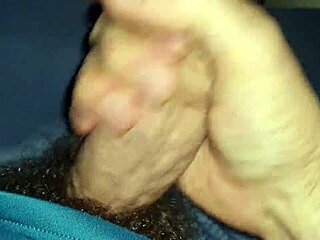 hairy long-haired stud pumps hot milk for your hungry eyes