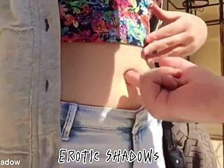 what if a cute beautiful masseuse gropes and fingers your sexy belly fetish close-up