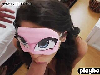 hey roommate, your busty teen sucks my cock then fucks it hard in the dorm