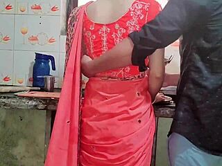 guy spots bhabhi in kitchen begs to fuck her hard right there