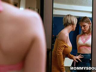 hey dee williams and melody marks gettin' intimate lickin' each other sensually...