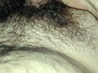 hairy long-haired stud pumps hot milk for your hungry eyes