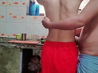 guy spots bhabhi in kitchen begs to fuck her hard right there