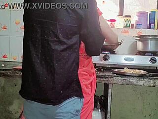 guy spots bhabhi in kitchen begs to fuck her hard right there