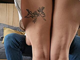 real latina couple passionate creampie sex with cute brunette moaning loud