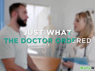 petite blonde anna claire clouds what if masseuse's wet pussy cures your hospital ache??