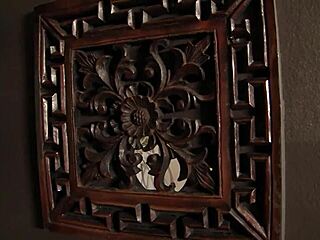 Brunette Olivia casually smokes big cock deep in confessional gloryhole