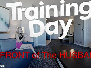 sierra spunk's petite wife takes muscular neighbor's huge cock doggystyle while husband watches